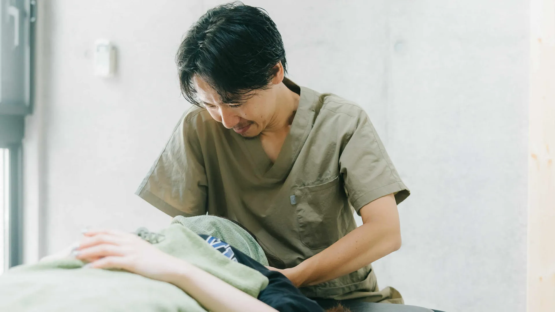 全身整体メニューの様子